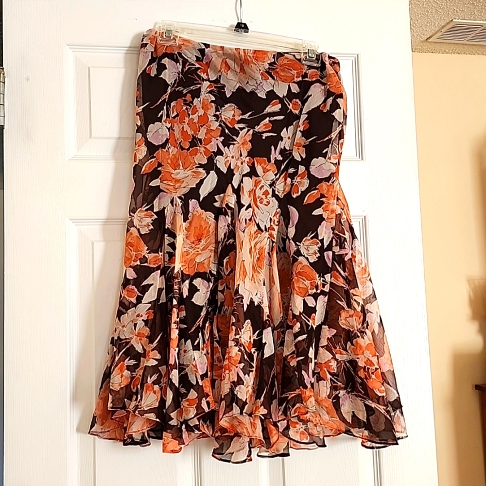 Ralph Lauren skirt; 27 inches long; 14 inches at waist with 3 inches of stretch